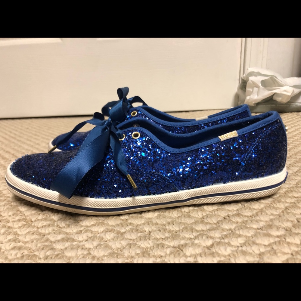Blue sparkle Kate Spade ♠️ keds